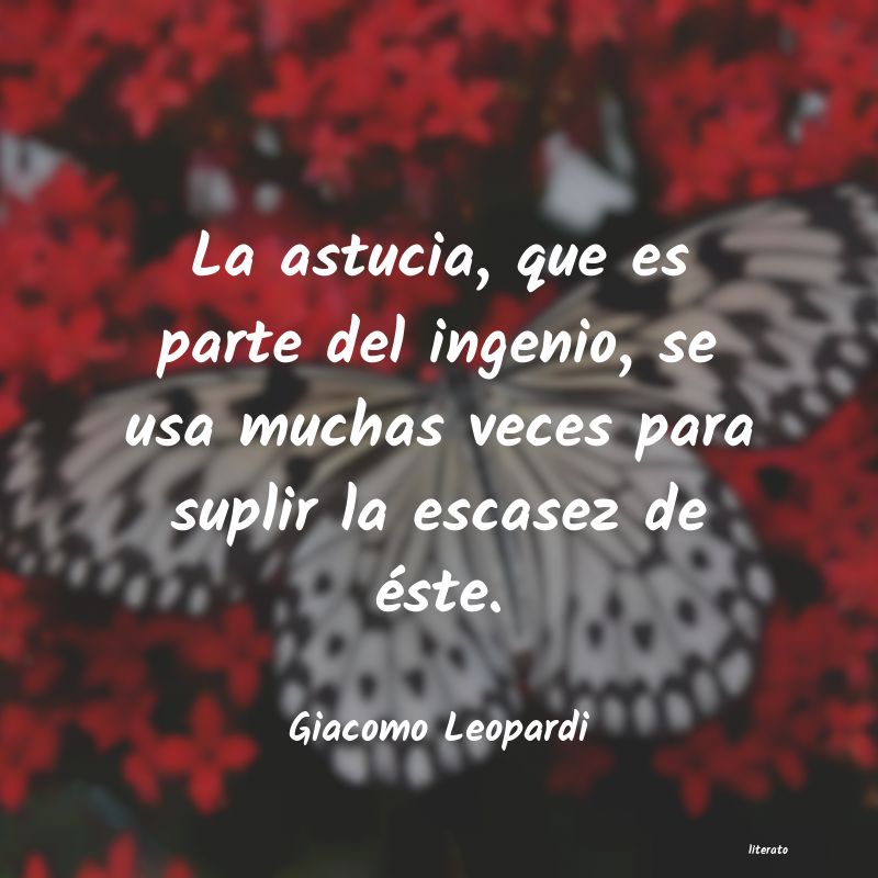 Frases de Giacomo Leopardi