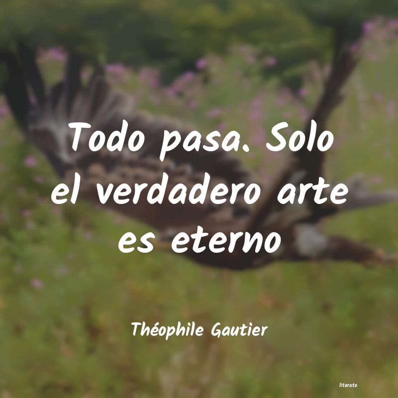 Frases de Théophile Gautier