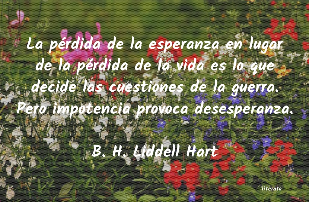 Frases de B. H. Liddell Hart