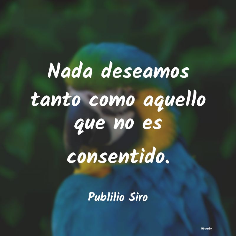 frases de Publilio Siro