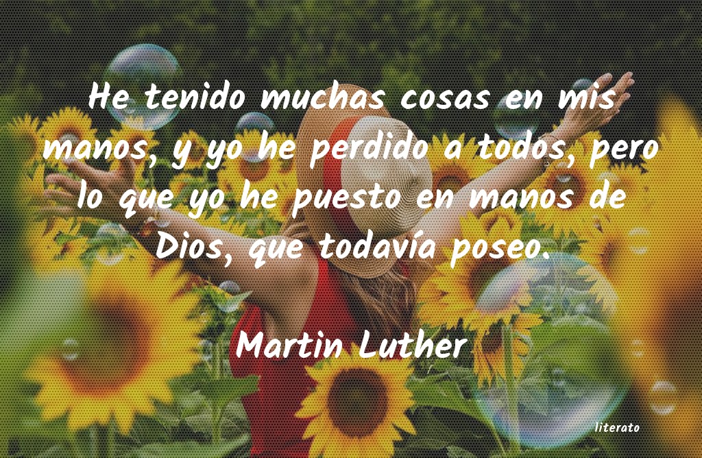 Frases de Martin Luther