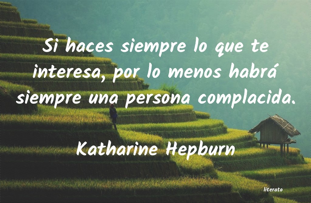 frases de Katharine Hepburn