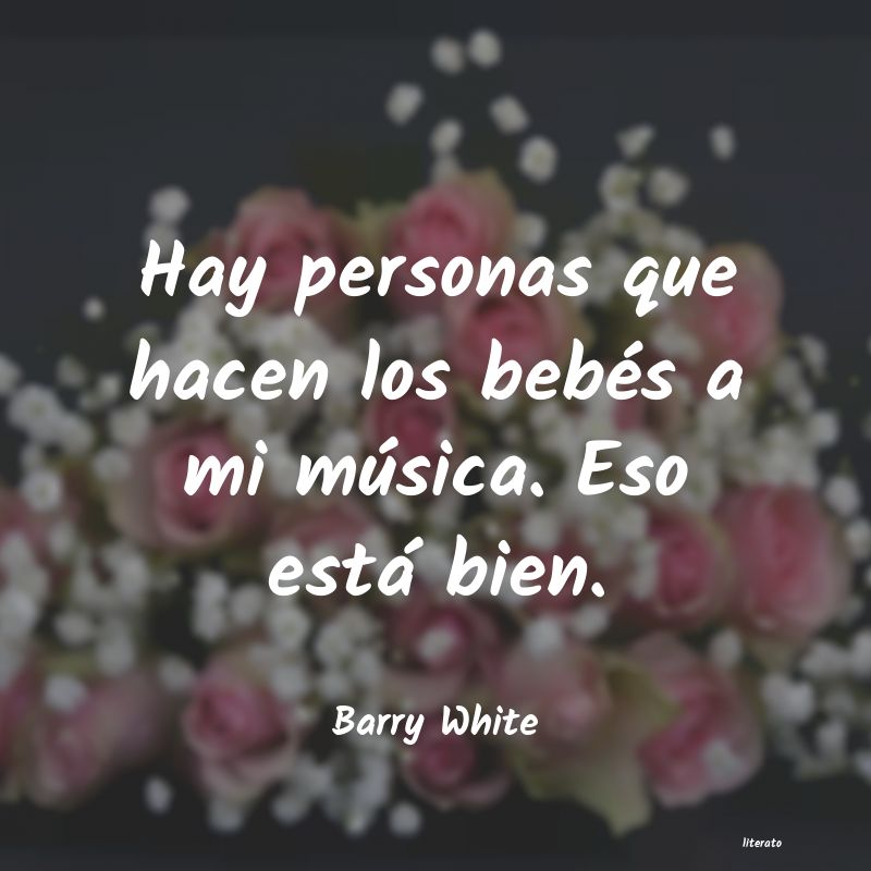 Frases de Barry White