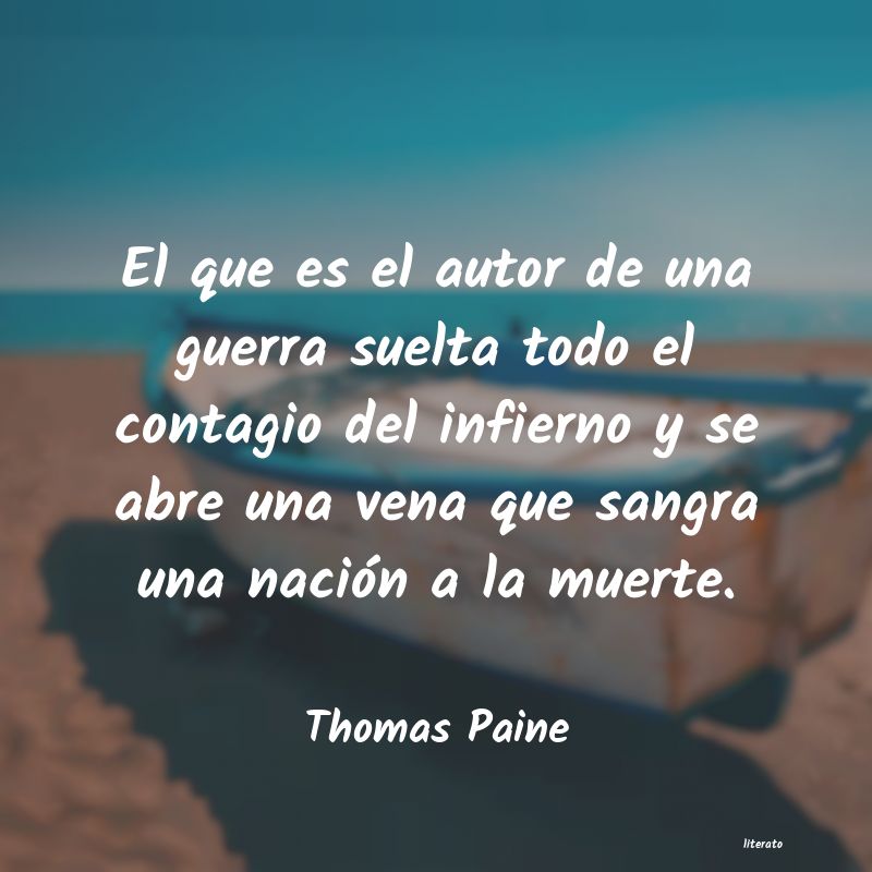 Frases de Thomas Paine