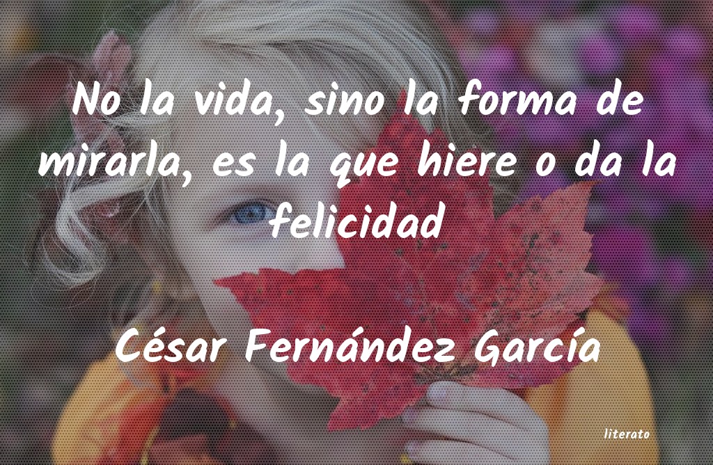 frases de César Fernández GarcÃa