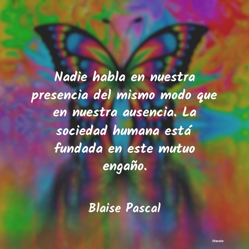 Frases de Blaise Pascal