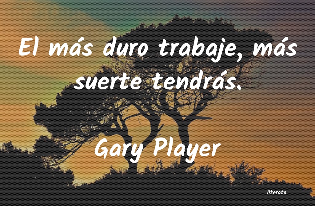 Frases de Gary Player