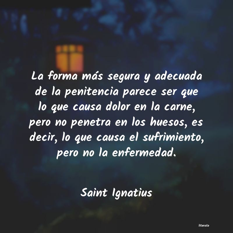 Frases de Saint Ignatius