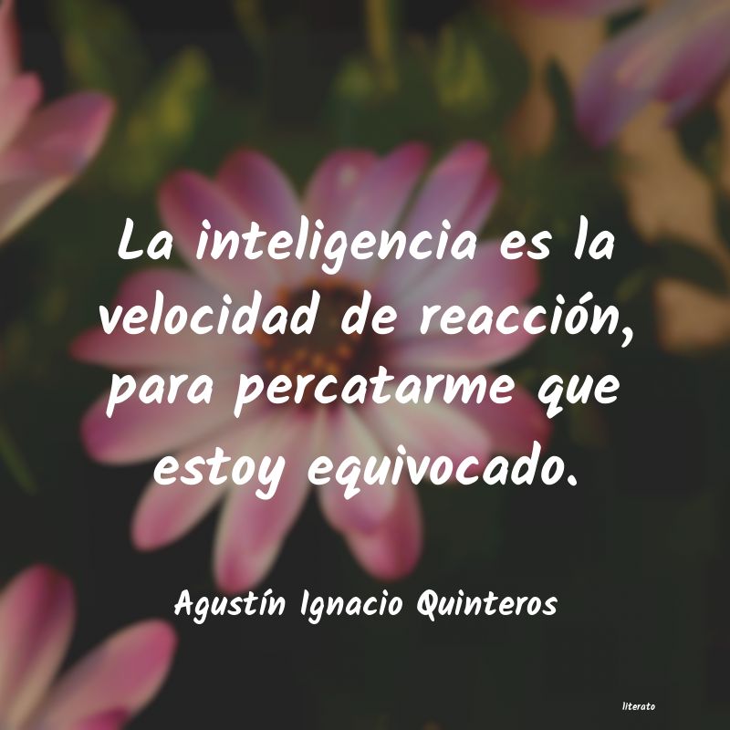 frases de AgustÃn Ignacio Quinteros
