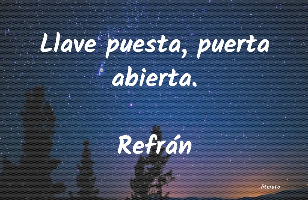 Frases de Refrán