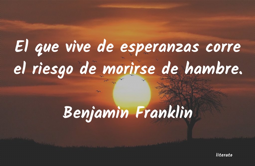 frases de Benjamin Franklin