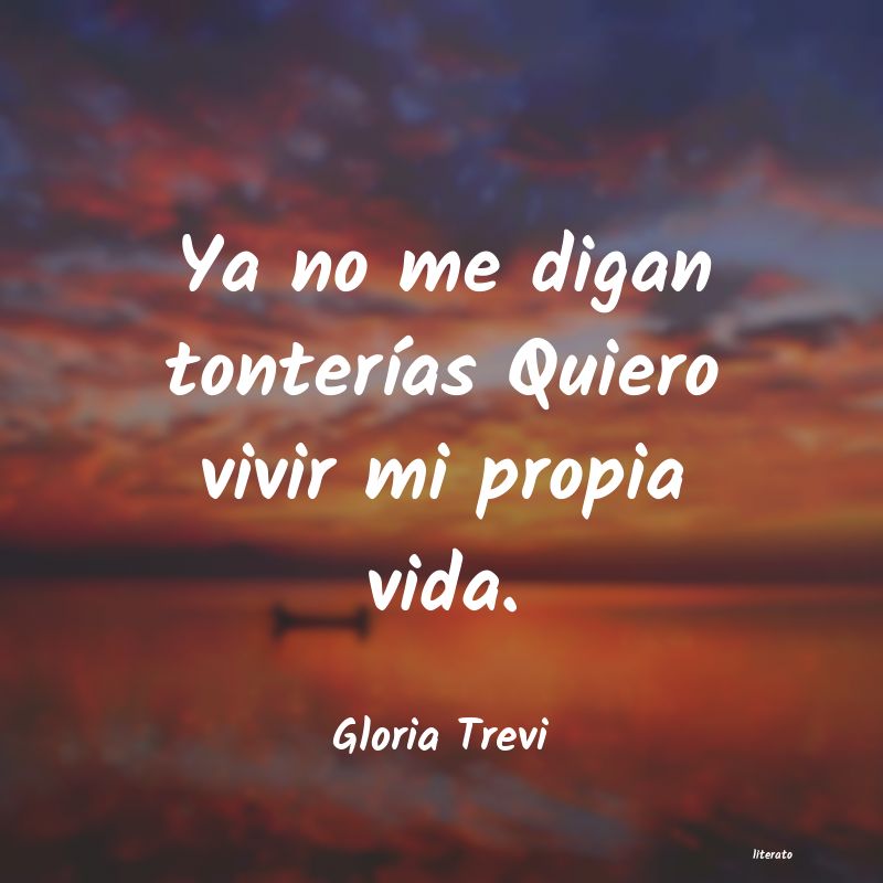 frases de Gloria Trevi