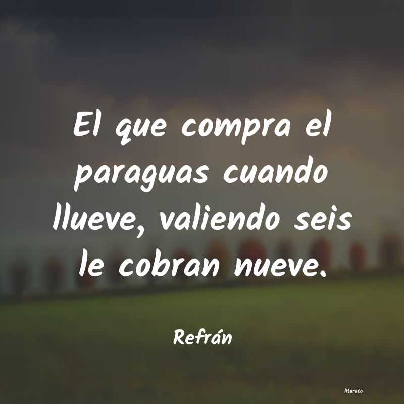 Frases de Refrán