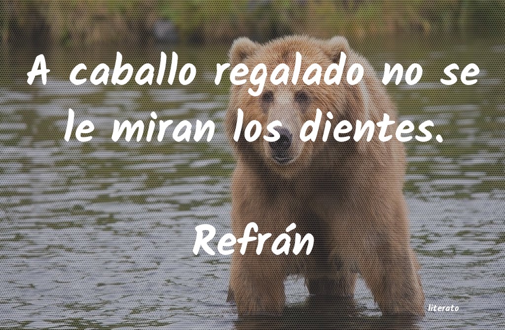 Frases de Refrán