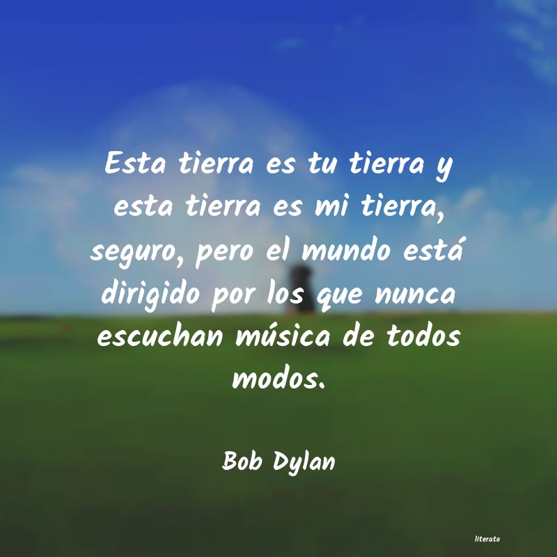 Frases de Bob Dylan