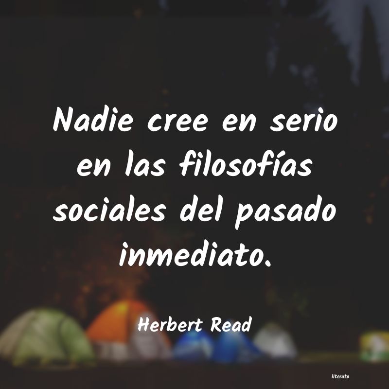 frases de Herbert Read