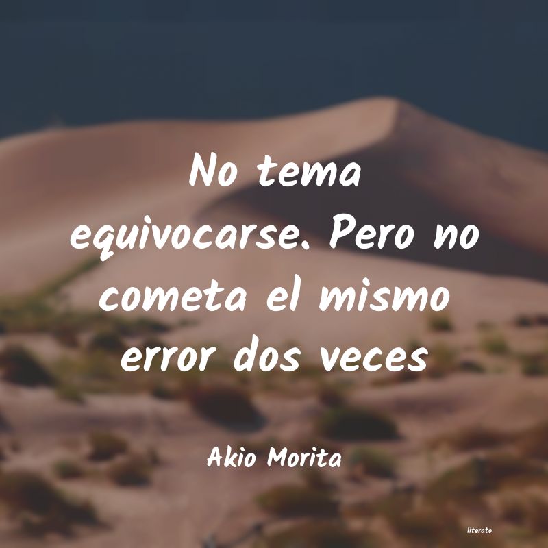 frases de Akio Morita