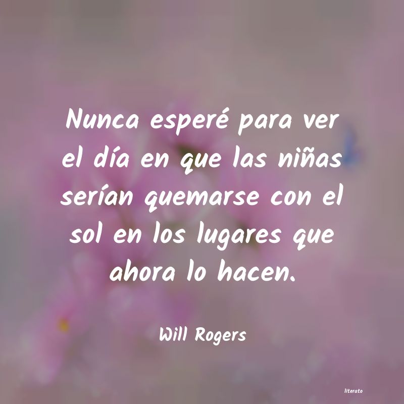 Frases de Will Rogers