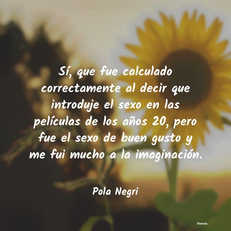 Frases de Pola Negri