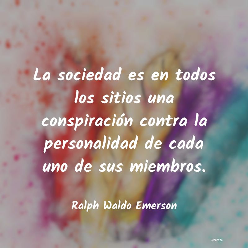 Frases de Ralph Waldo Emerson