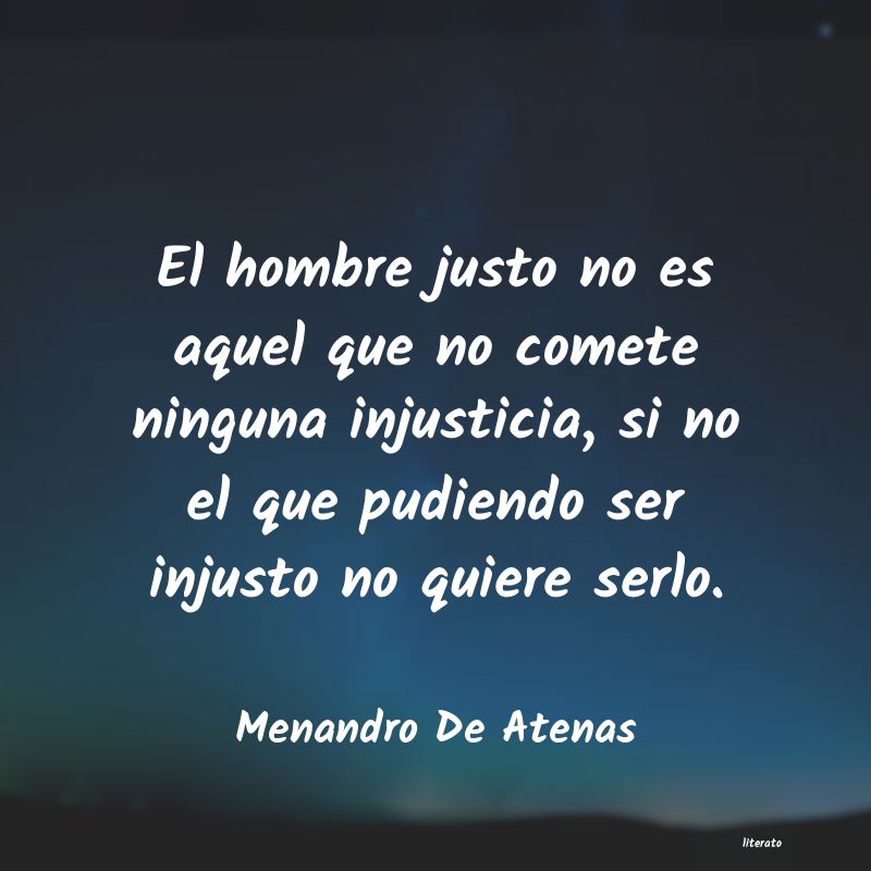 frases de Menandro De Atenas