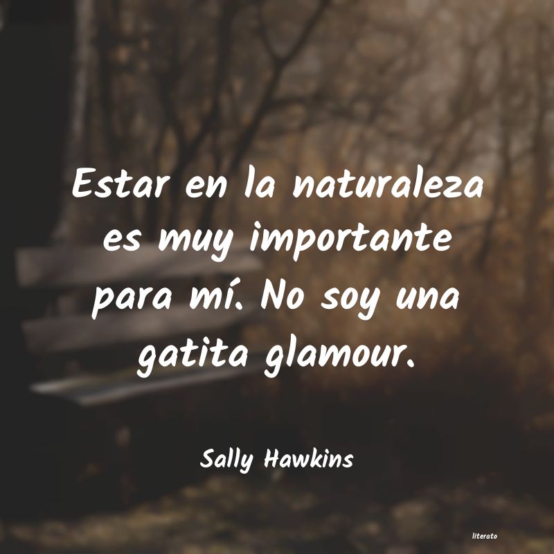 Frases de Sally Hawkins