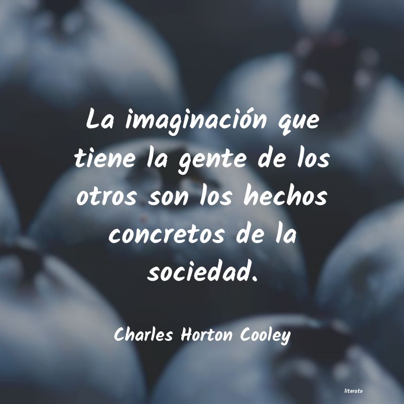 Frases de Charles Horton Cooley