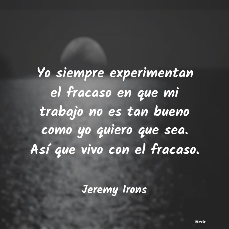 Frases de Jeremy Irons