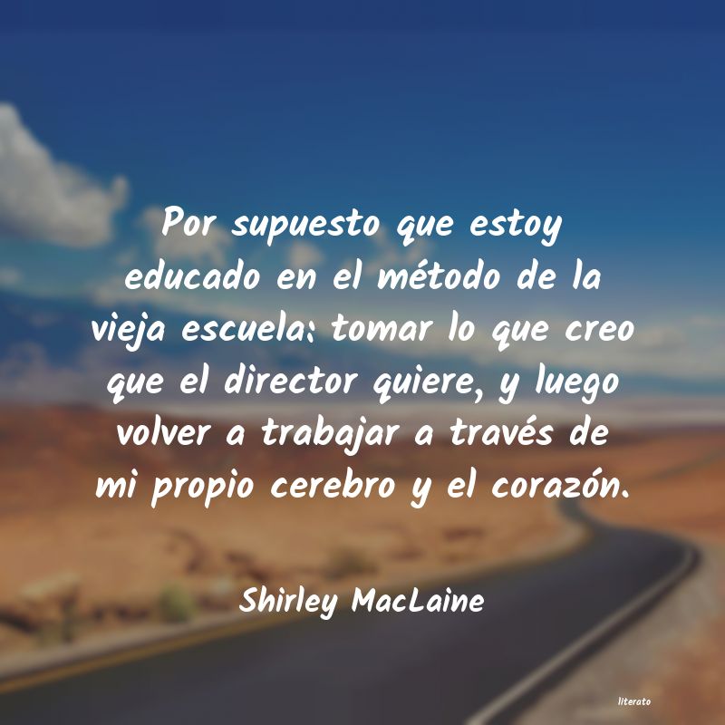 Frases de Shirley MacLaine