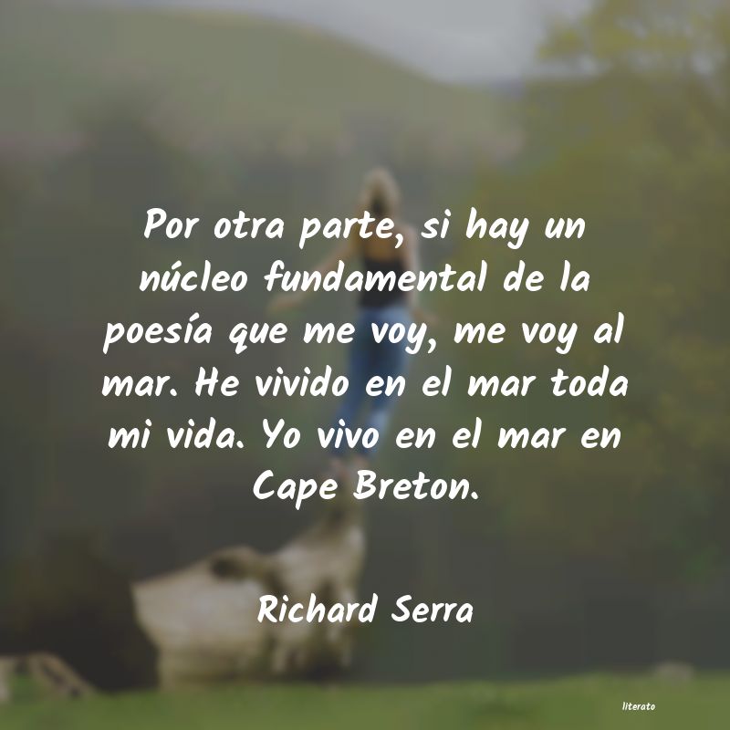 frases de Richard Serra