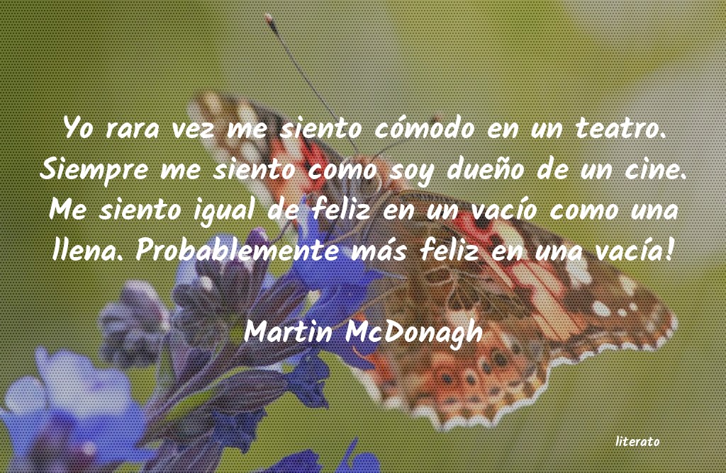 frases de Martin McDonagh