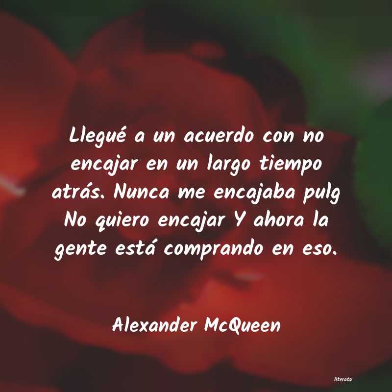 Frases de Alexander McQueen