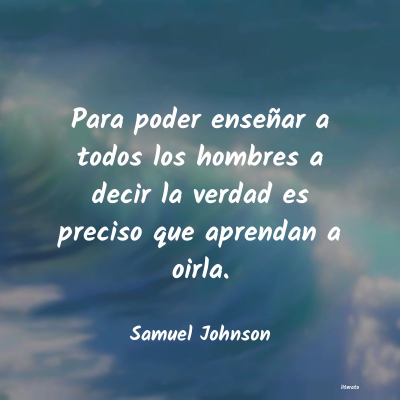 Frases de Samuel Johnson