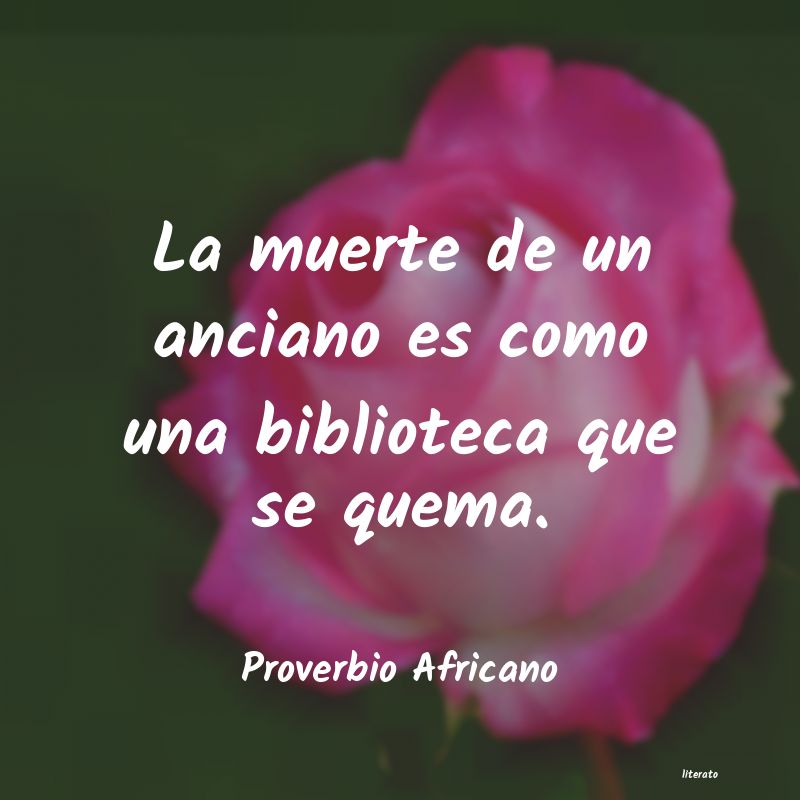 Frases de Proverbio Africano