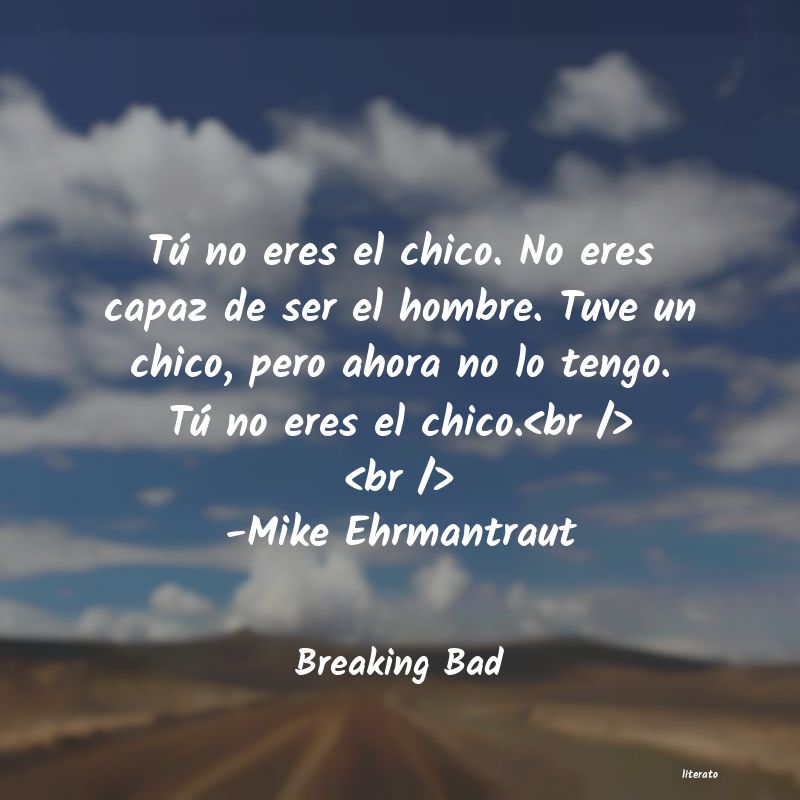 Frases de Breaking Bad