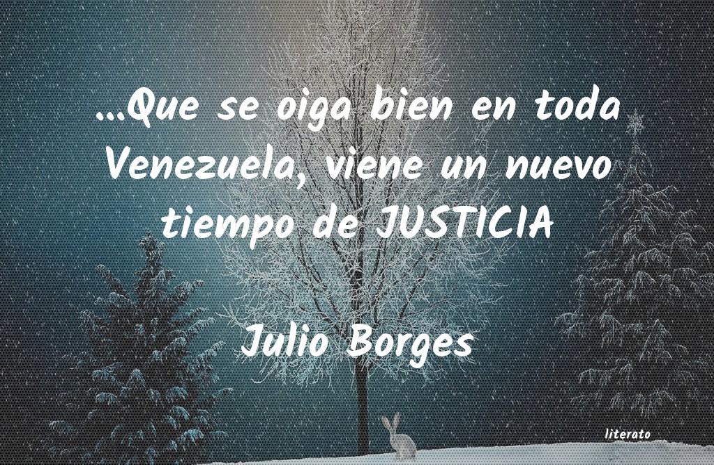frases de Julio Borges