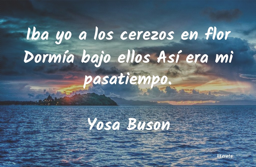 frases de Yosa Buson