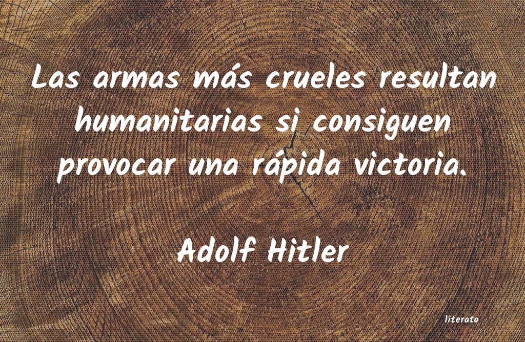 Frases de Adolf Hitler