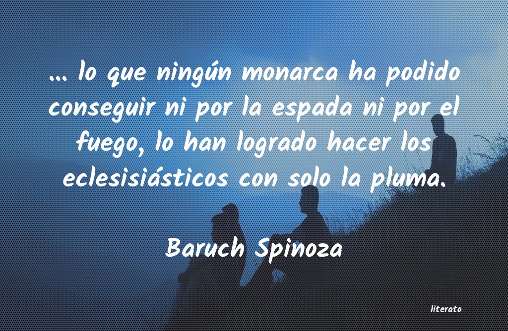 Frases de Baruch Spinoza