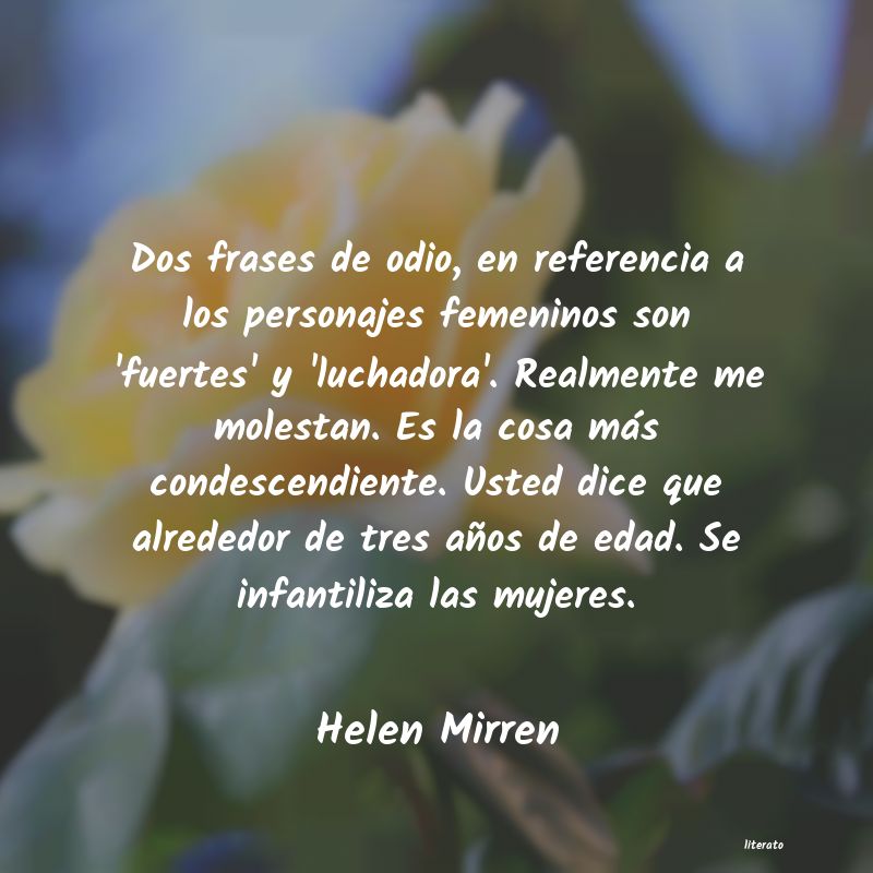 frases de Helen Mirren