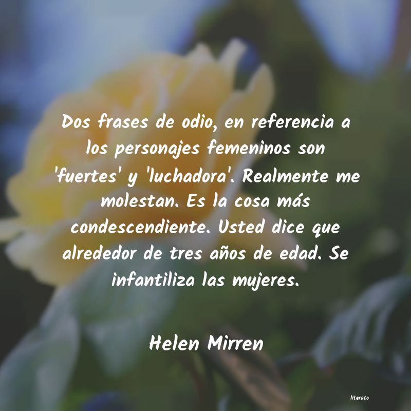 Frases de Helen Mirren