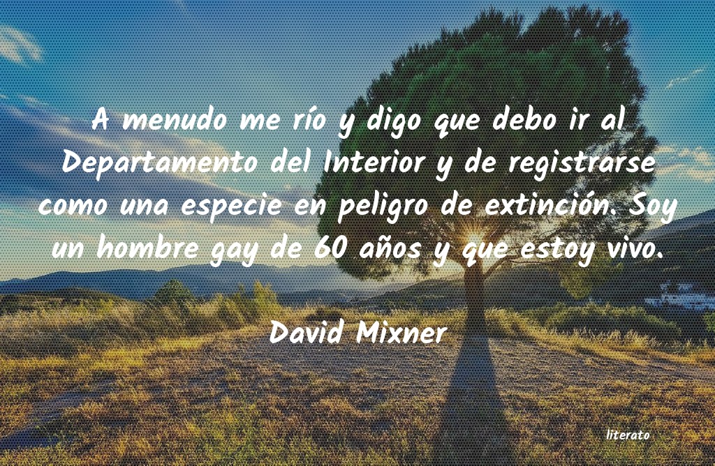 Frases de David Mixner