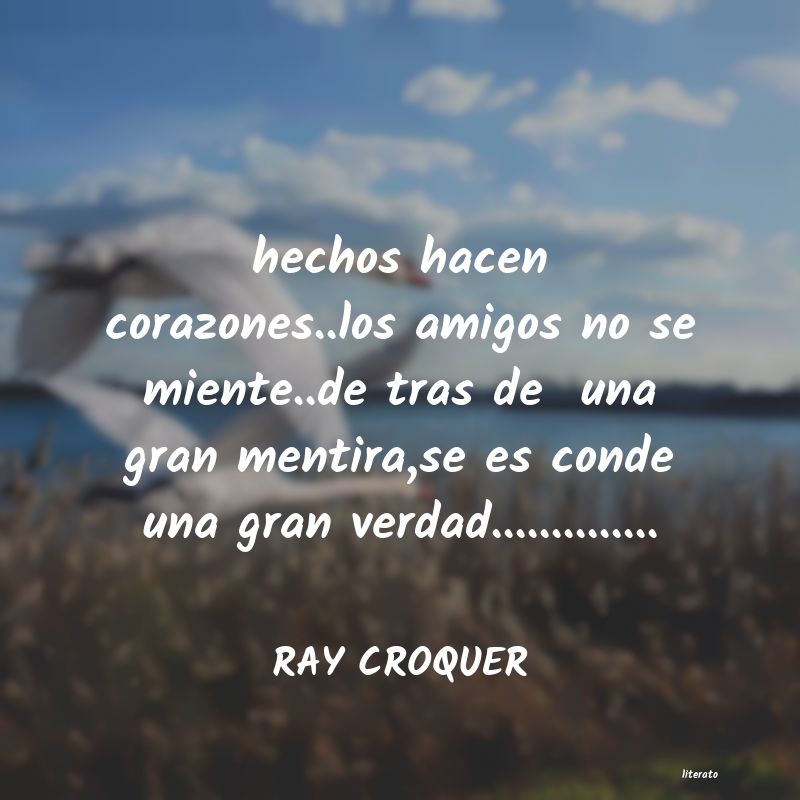 Frases de RAY CROQUER