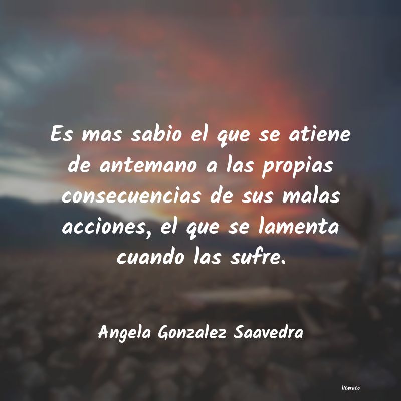 Frases de Angela Gonzalez Saavedra