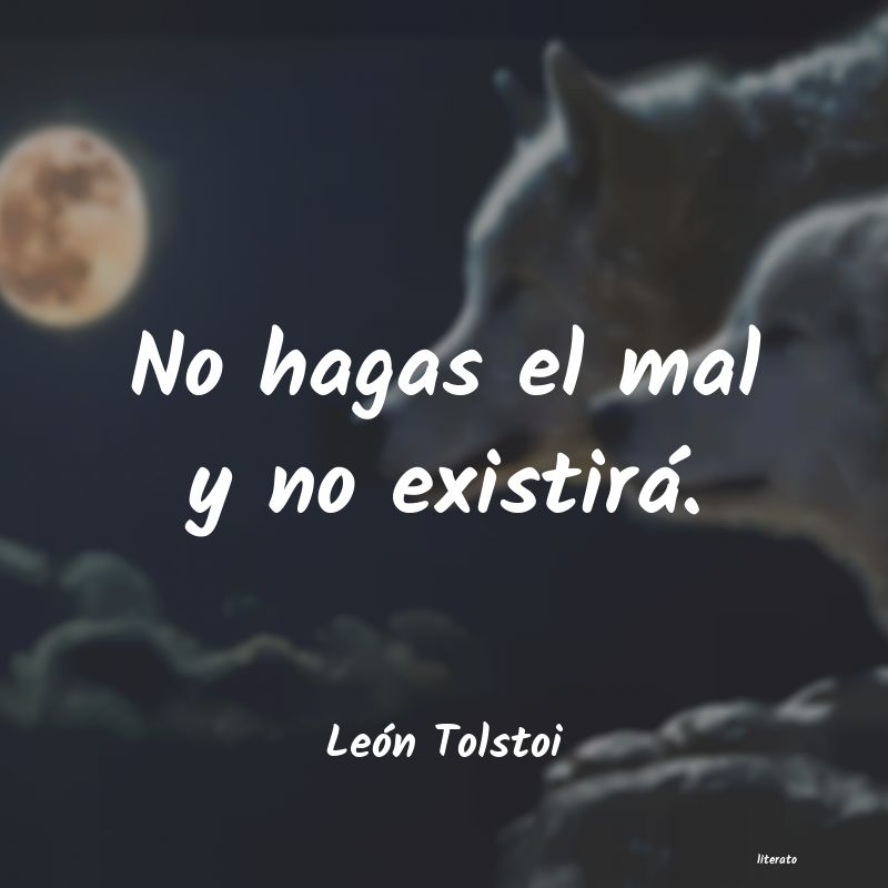 frases de León Tolstoi