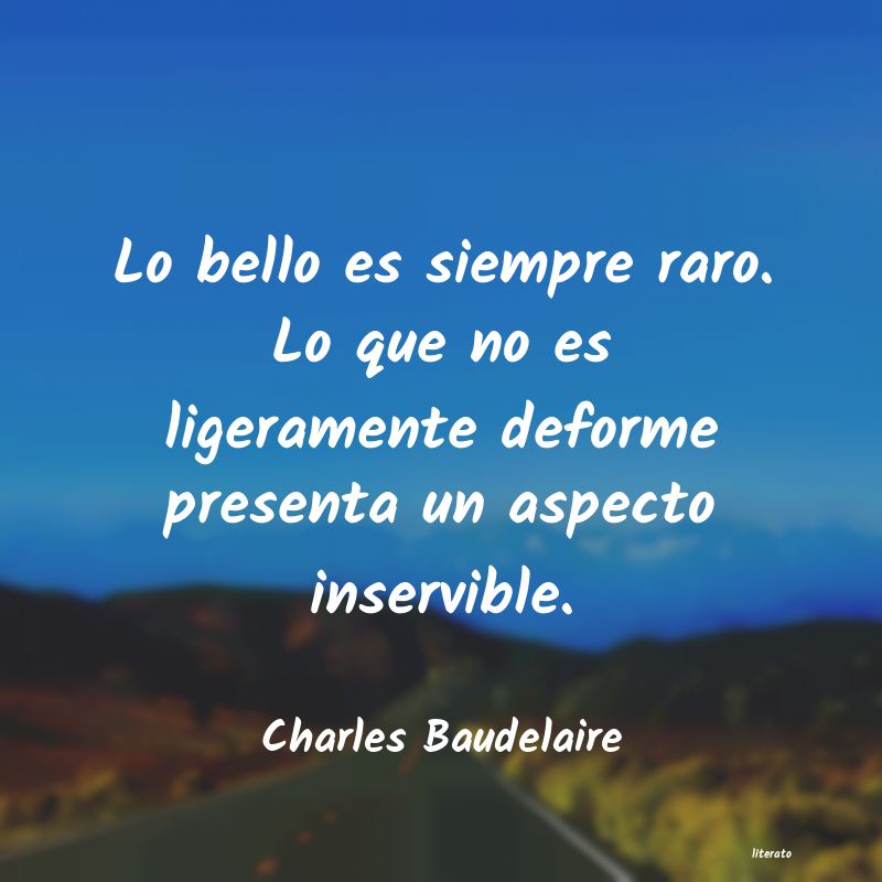 frases de Charles Baudelaire