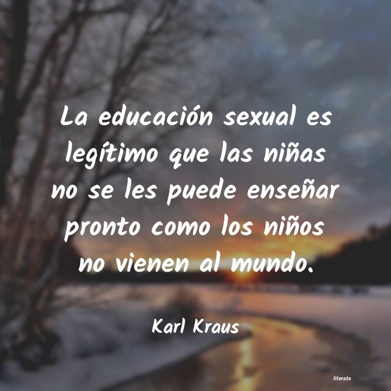 Frases de Karl Kraus