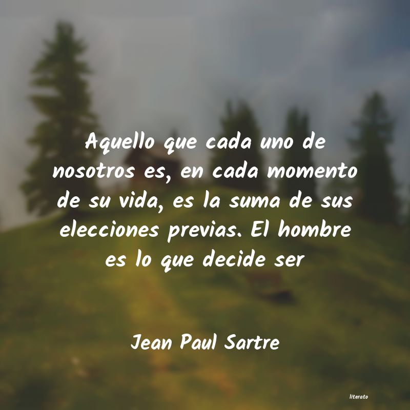 frases de Jean Paul Sartre