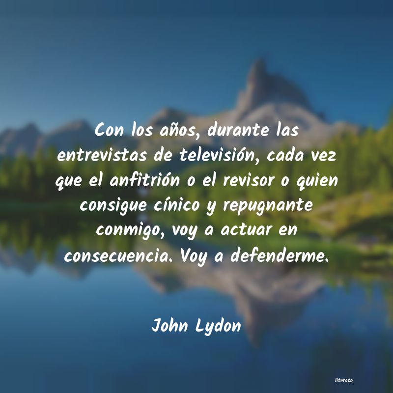 frases de John Lydon