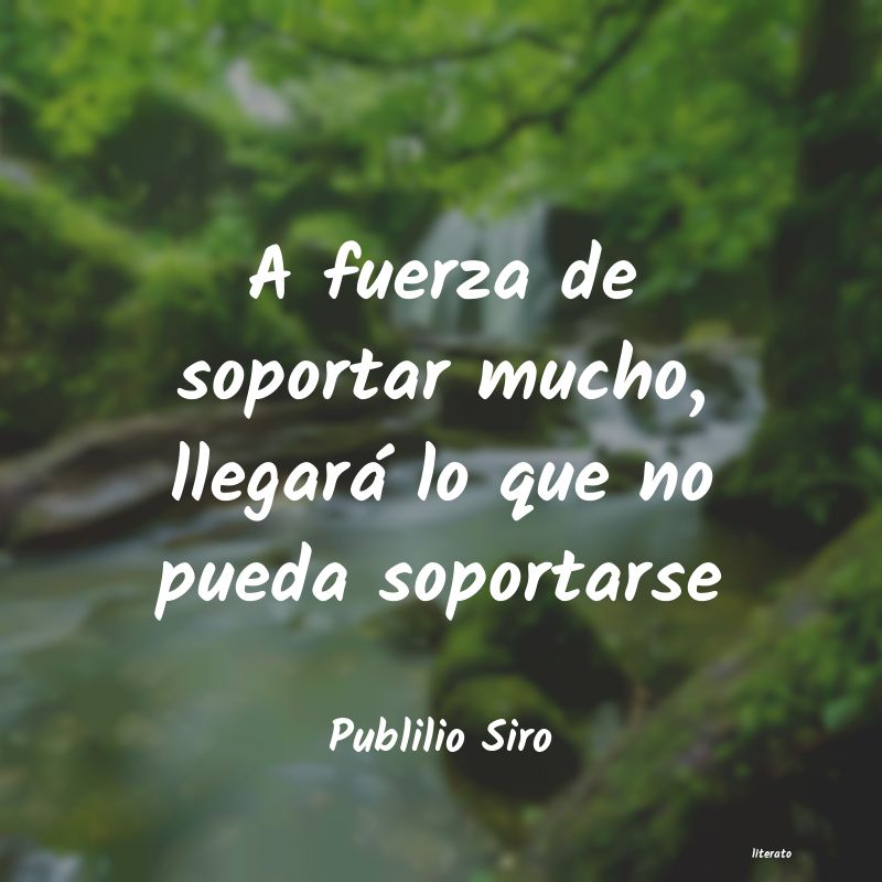 frases de Publilio Siro